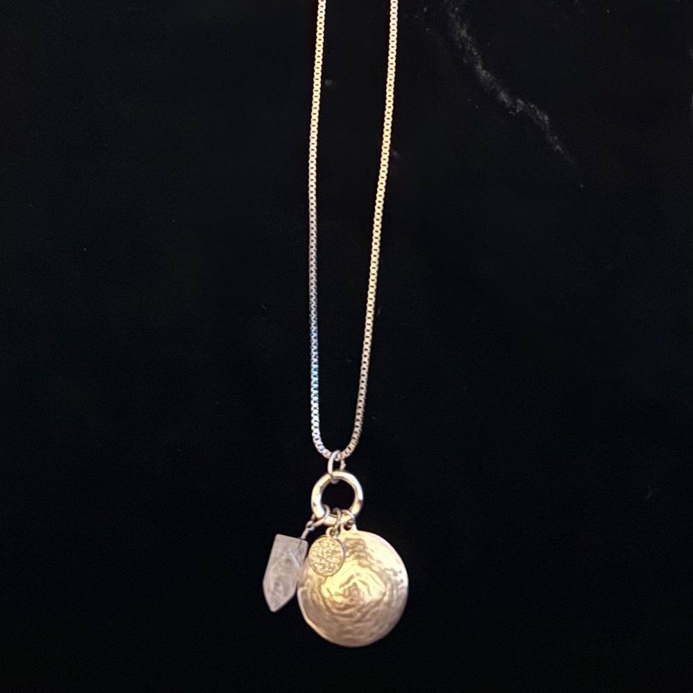Silver-Tone 36” Chico’s Pendant Necklace